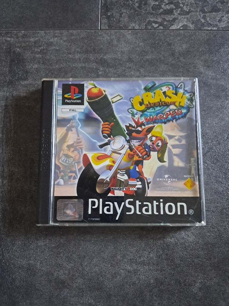 PS1 Game: Crash Bandicoot Warped in goede staat!, Spelcomputers en Games, Gebruikt, 1 speler, Ophalen of Verzenden, Platform