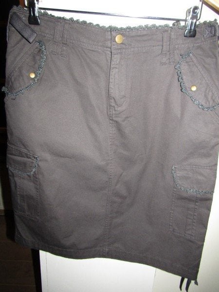 E1150 Odyssee mt 38-40 rok grijs kantje cargo, Maat 38/40 (M), Verzenden, Odyssee, Zo goed als nieuw