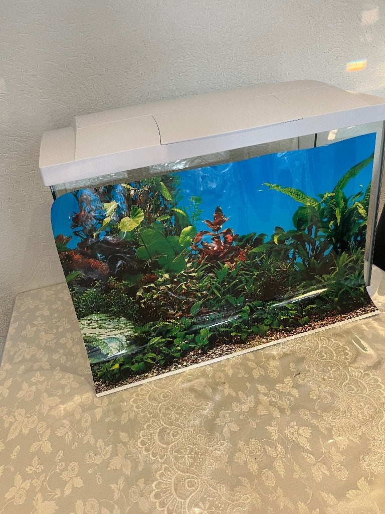 Aquarium, Dieren en Toebehoren, Vissen | Aquaria en Toebehoren, Ophalen, Zo goed als nieuw, Superfish, Inclusief deksel