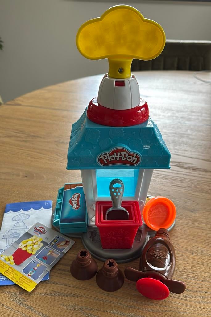 Play Doh set Popcorn Party, Ophalen of Verzenden, Gebruikt, Knutselen