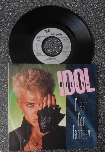 Billy Idol - flesh for fantasy (vanaf € 3,50), Cd's en Dvd's, Vinyl Singles, 7 inch, Single, Ophalen of Verzenden, Zo goed als nieuw