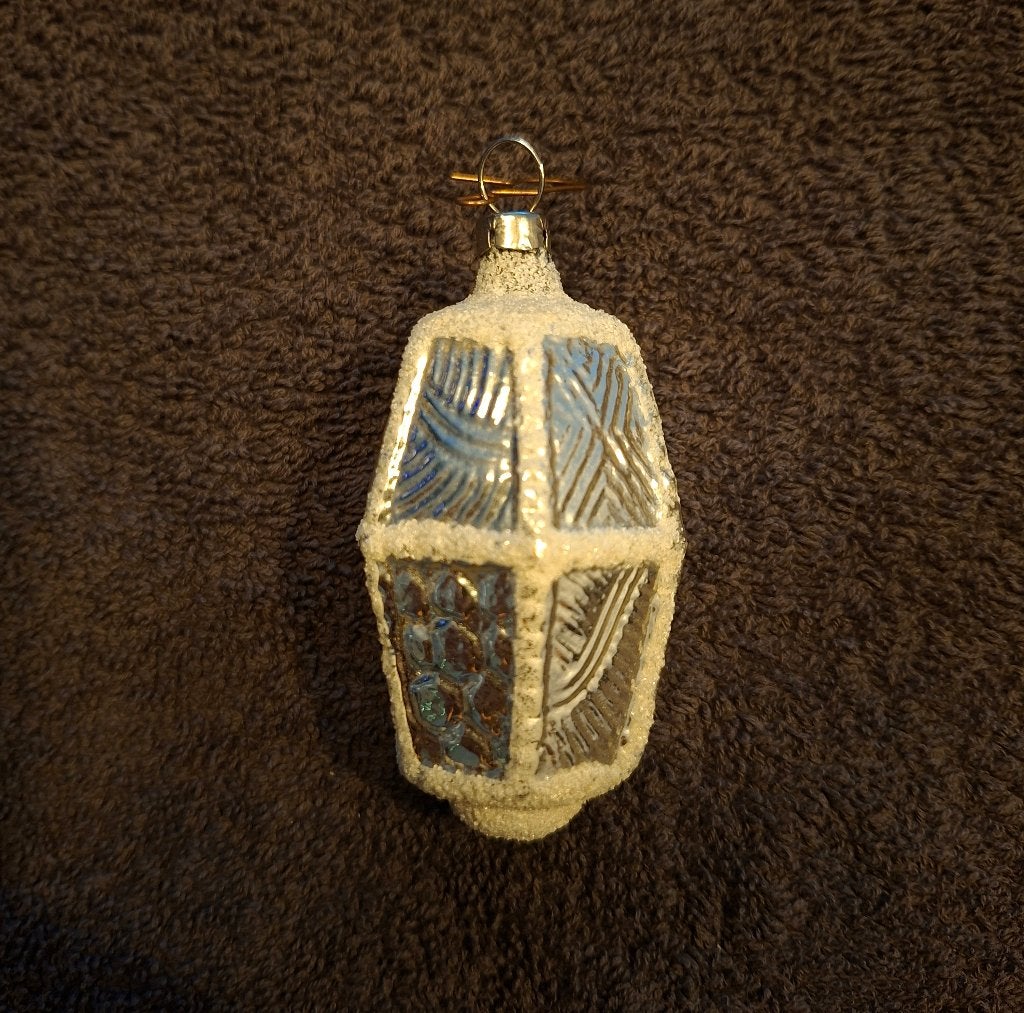 Vintage glazen kerstbal - Made in Czechoslovakia, Ophalen of Verzenden