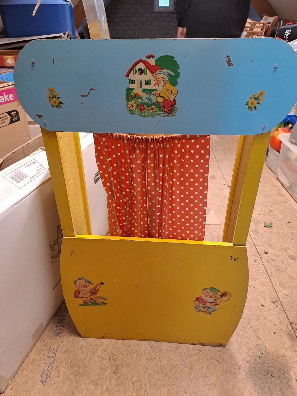 poppenkast met poppen, Kinderen en Baby's, Ophalen, Gebruikt, Overige typen