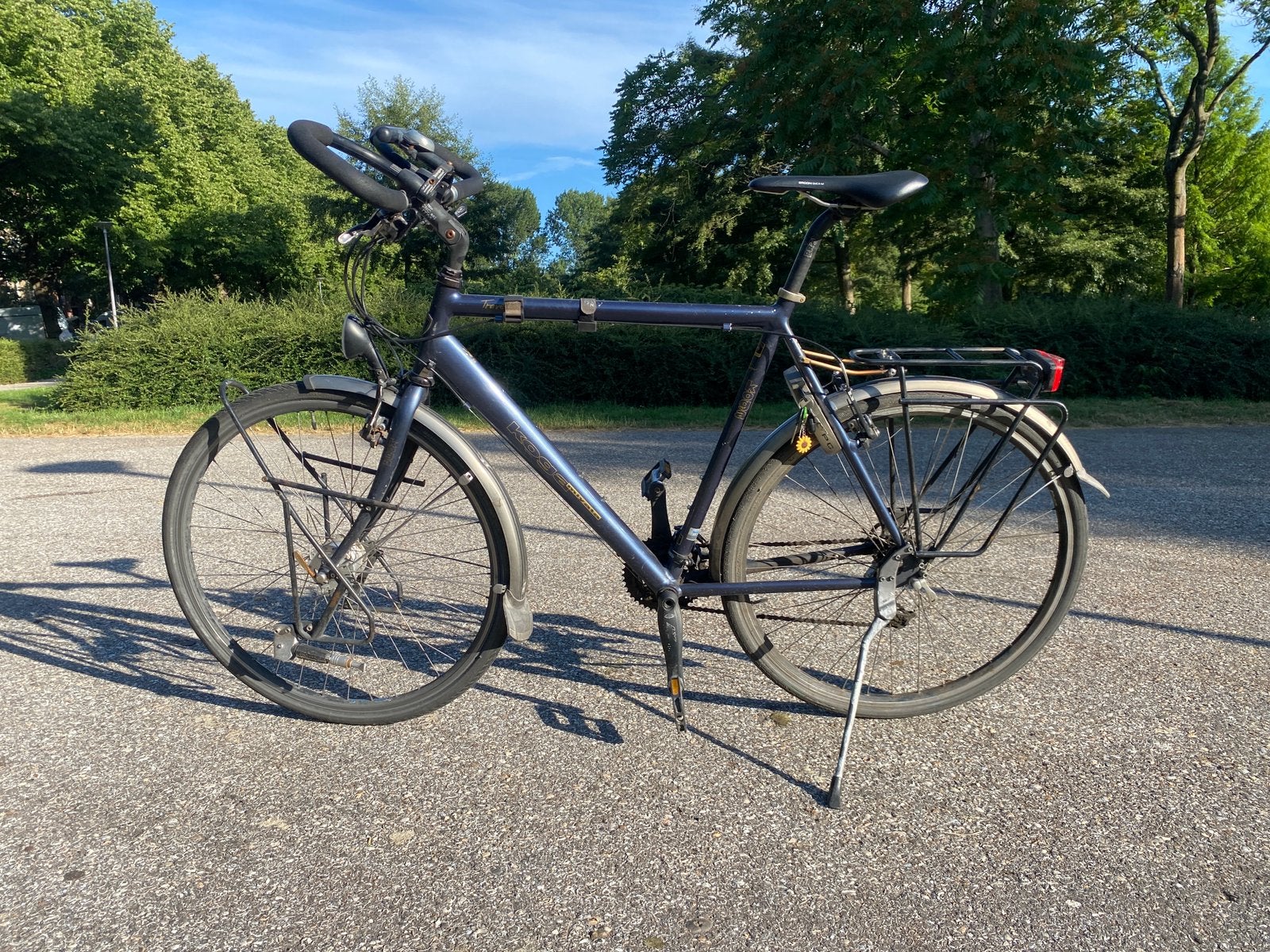 Te koop: vakantiefiets/tourfiets Koga Traveller, Ophalen, 28 inch, Gebruikt, Velgrem