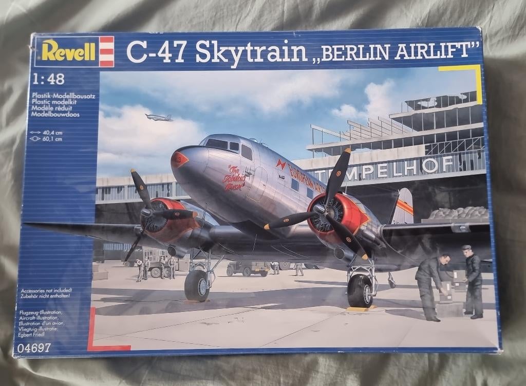 1/48 C-47 Skytrain "Berlin Airlift", Ophalen of Verzenden, Groter dan 1:72, Overige merken