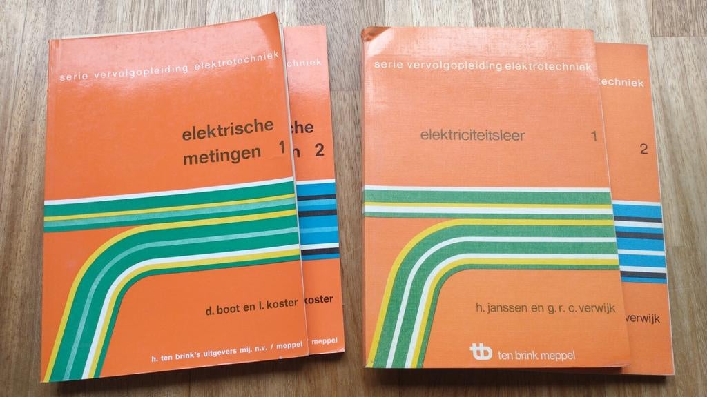 Studieboeken vervolgopleiding Elektrotechniek, Ophalen of Verzenden