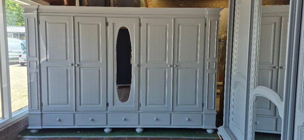 Kledingkasten, slaapkamerkast, brocante garderobe linnenkast, Ophalen, 200 cm of meer, Zo goed als nieuw, 200 cm of meer