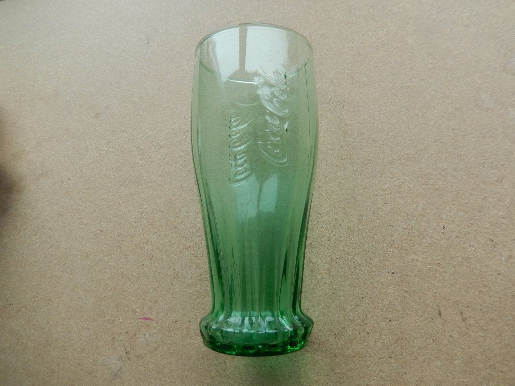 Coca cola glas (zgan), Ophalen of Verzenden, Zo goed als nieuw, Frisdrankglas