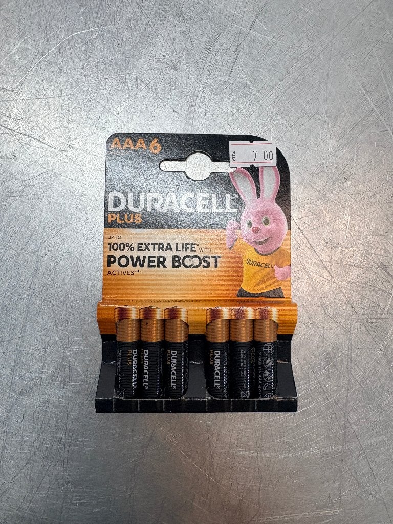 Duracell AAA Batterijen 6-Pack | NIEUW, ., Nieuw, Ophalen of Verzenden, .