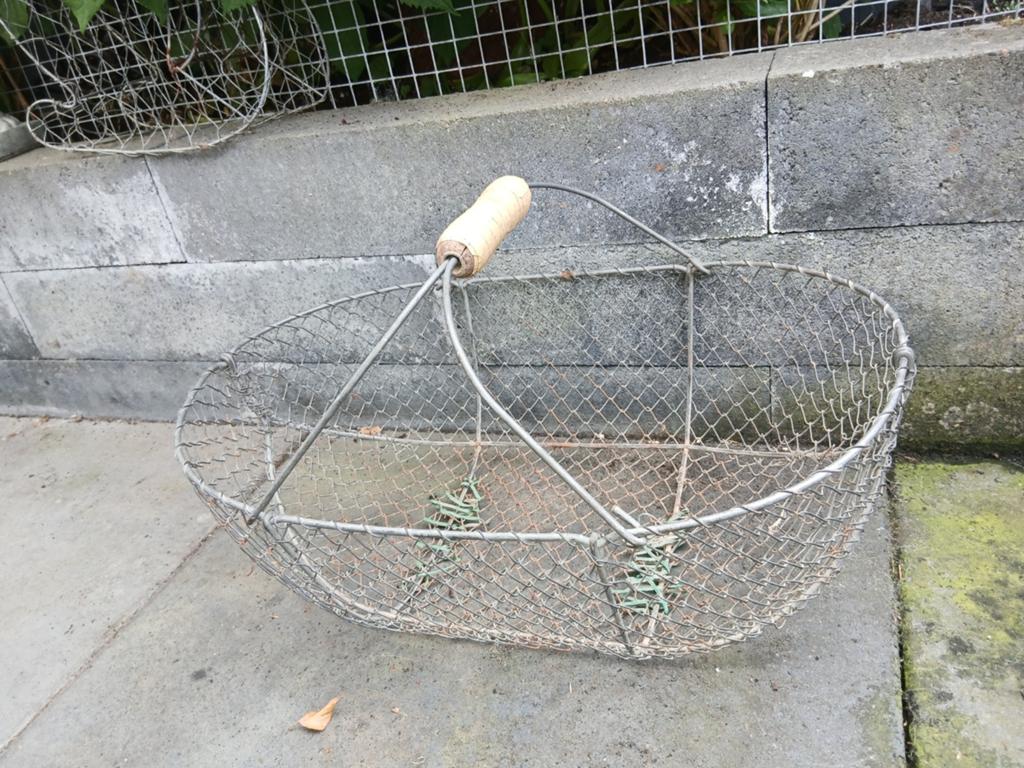Brocante Franse draad/oogstmand, Antiek en Kunst, Curiosa en Brocante, Ophalen of Verzenden
