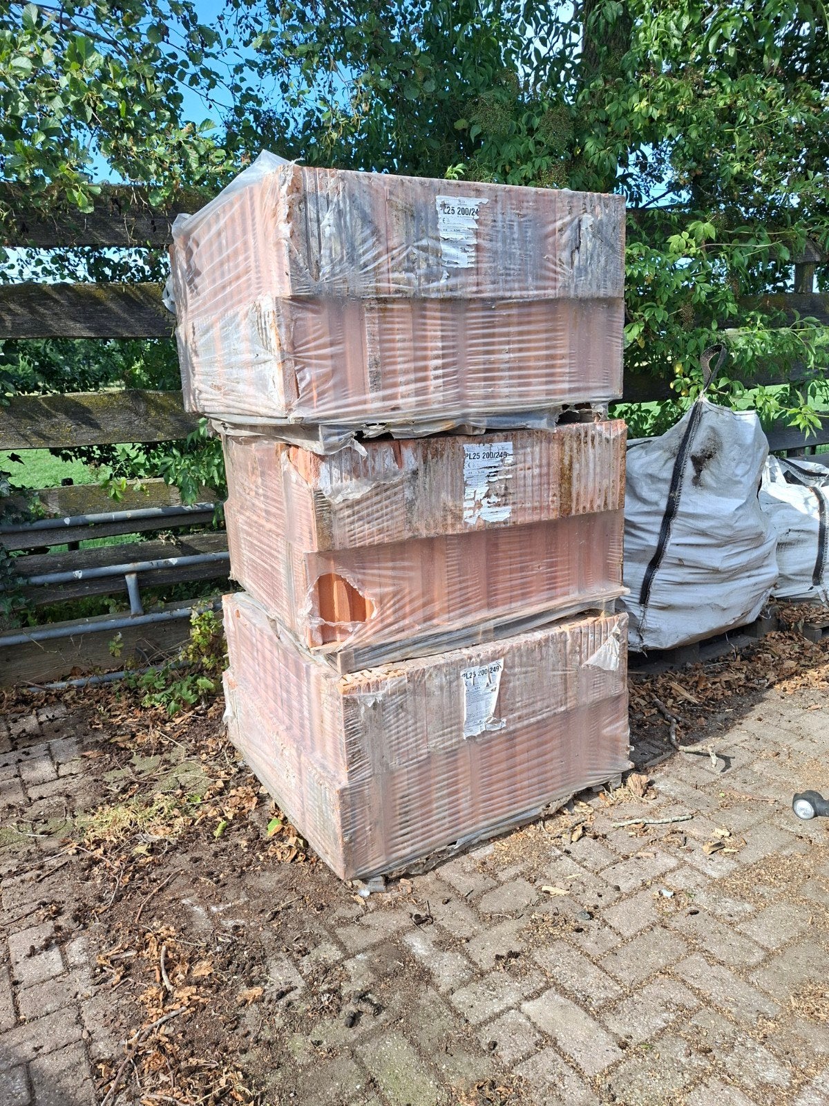 Porotherm 200mm dik - 120 stuks, Doe-het-zelf en Verbouw, Metselstenen, Ophalen, Bakstenen