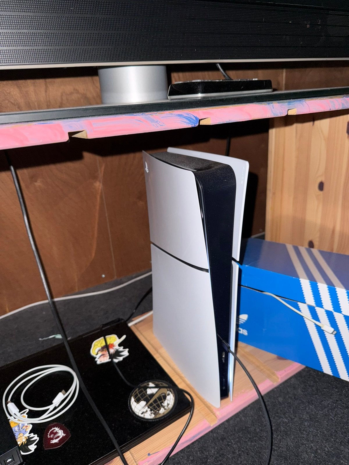 Playstatio 5 slim with 2 controllers, Spelcomputers en Games, Spelcomputers | Sony PlayStation 5, Ophalen, Zo goed als nieuw