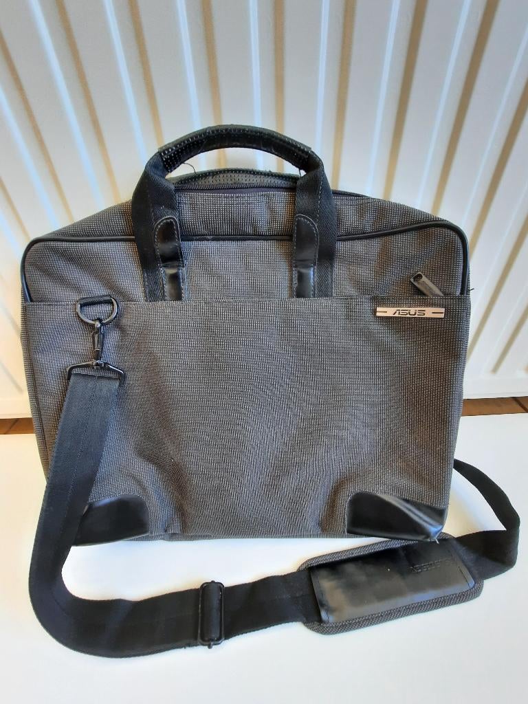 ASUS laptoptas aktetas grijs - zgan -, Computers en Software, Laptoptassen, Grijs, 17 inch of meer, Aktetas, Ophalen of Verzenden