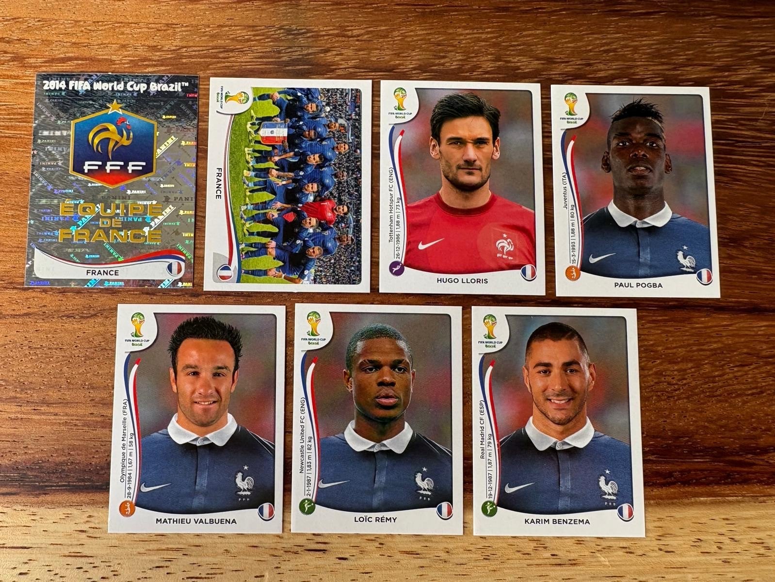 Panini FIFA World Cup 2014 Brazil Stickers - Frankrijk, Ophalen of Verzenden, Nieuw, Sport