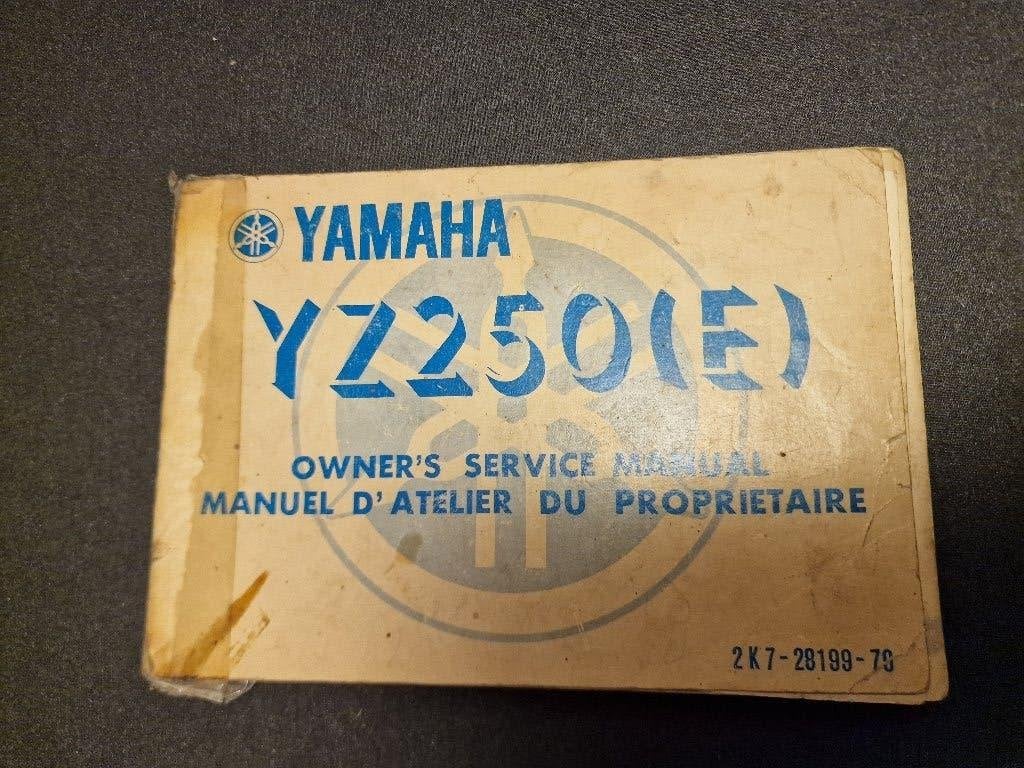 Handleiding Yamaha YZ250(E), Ophalen, Yamaha
