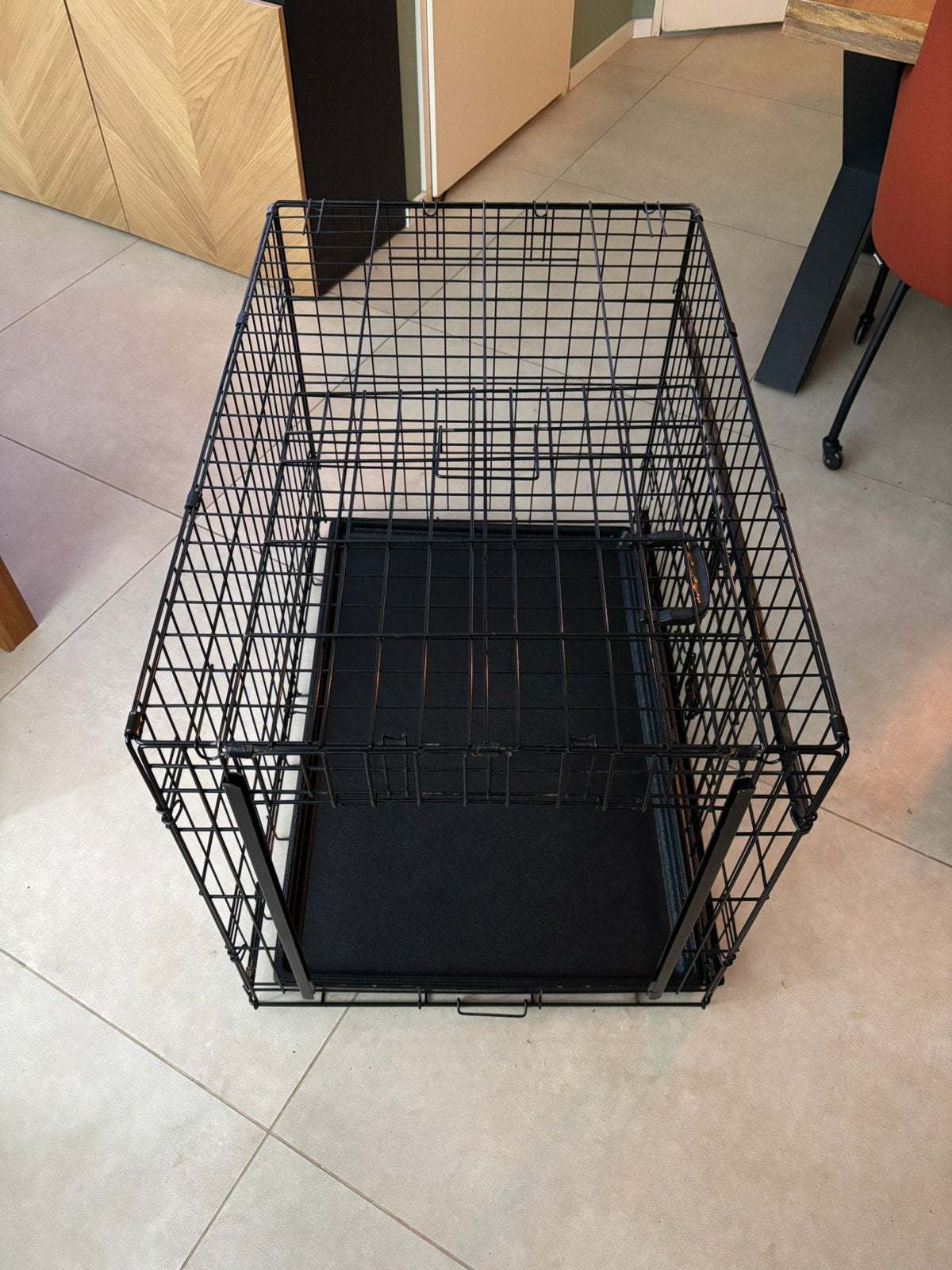 Hondenbench 90 x 60, Ophalen, Gebruikt, 65 tot 100 cm, Hondenhok