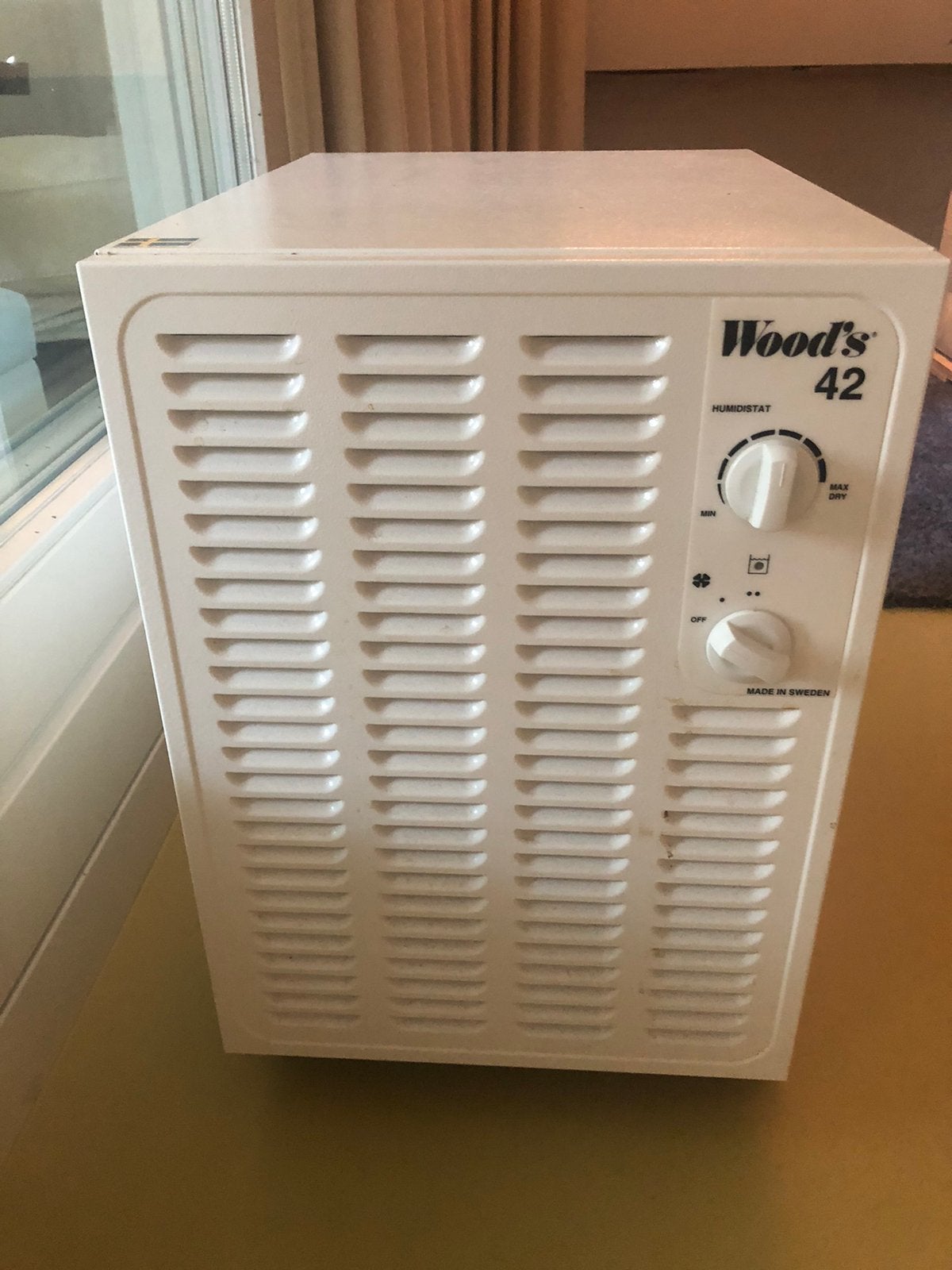 Wood’s SW 42 Luchtontvochtiger, Witgoed en Apparatuur, Ophalen, Zo goed als nieuw, Luchtontvochter