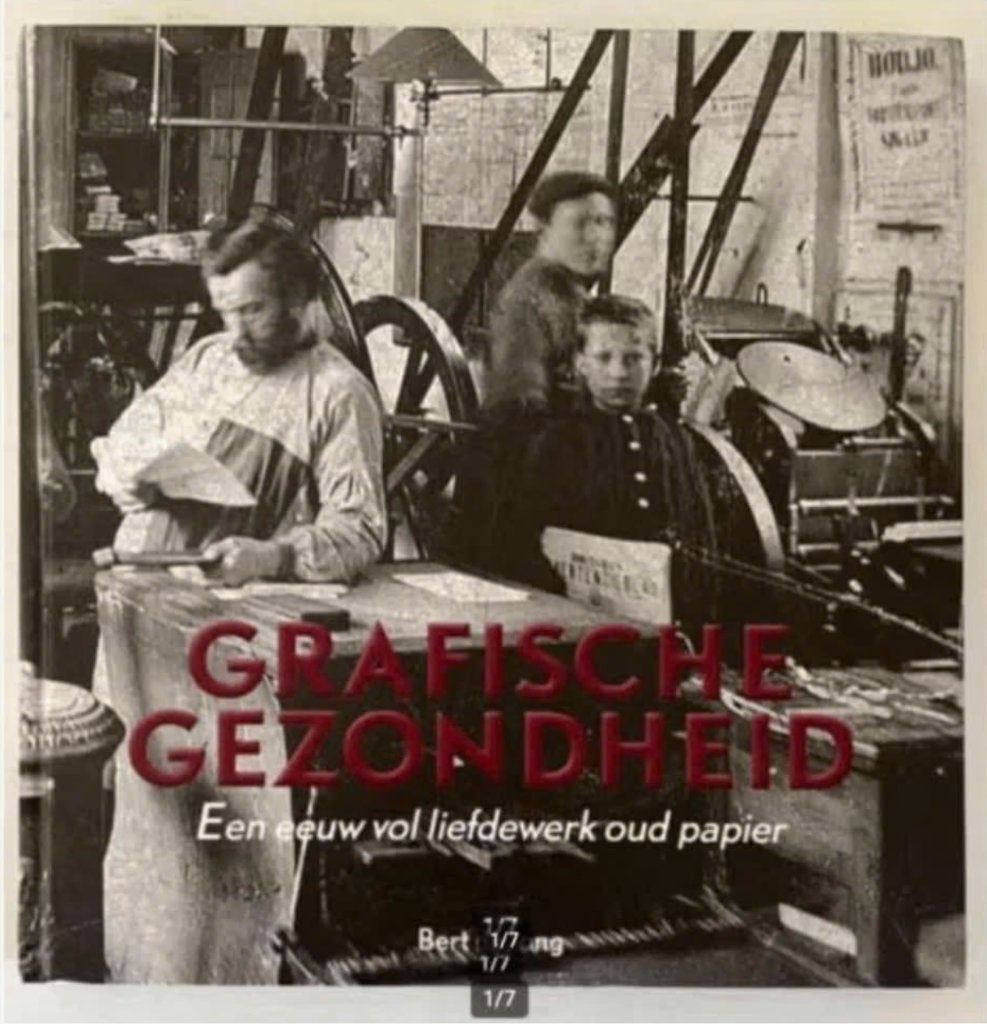 Grafische gezondheid - Een eeuw vol liefdewerk oud papier, Ophalen of Verzenden, 20e eeuw of later, Zo goed als nieuw