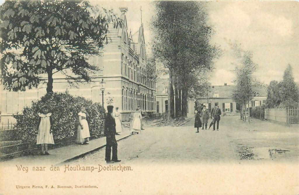 701-349-033 Doetinchem Weg naar den Houtkamp, Verzenden, Voor 1920, Gelderland