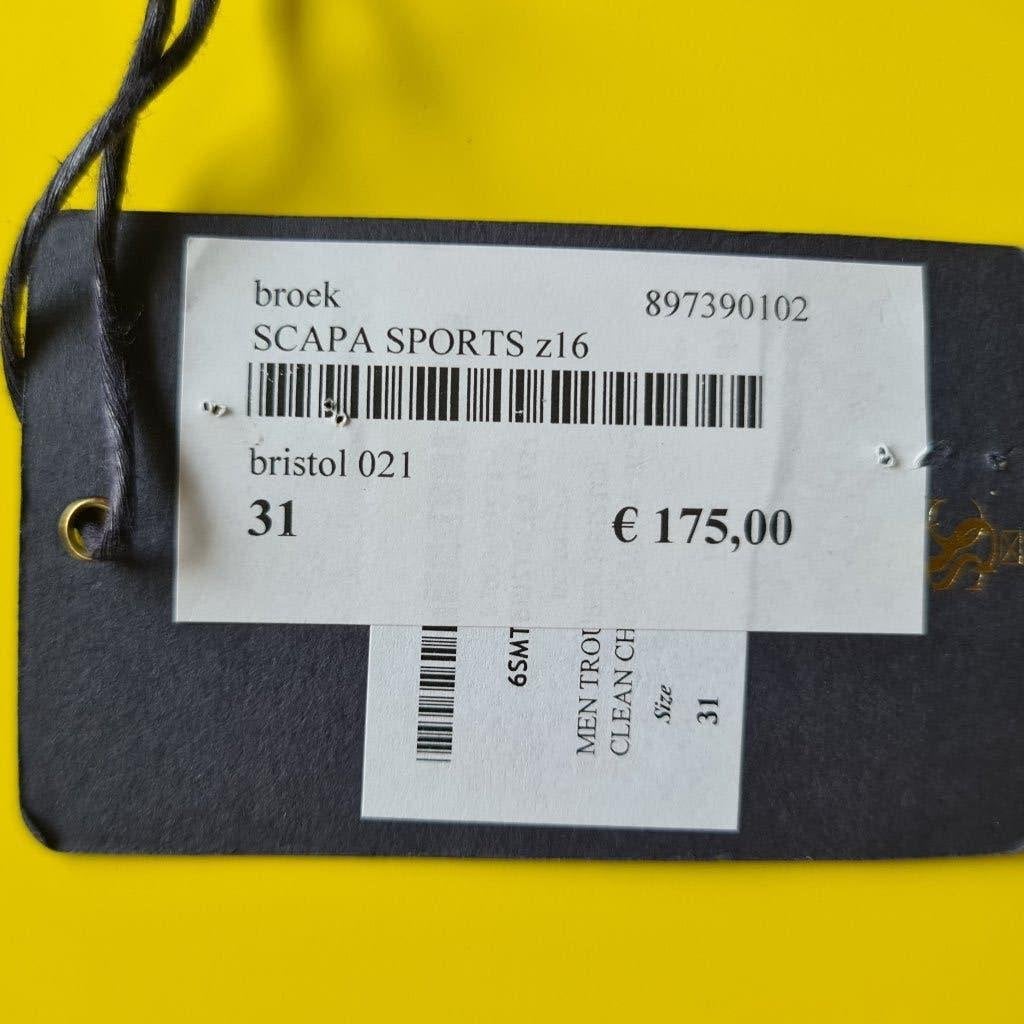 SCAPA Sports broek met blauwe kleur maat 31, Nieuw, Overige maten, SCAPA Sports, Verzenden