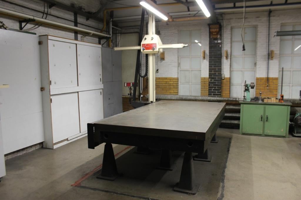 Meetmachine met vlaktafel, Ophalen