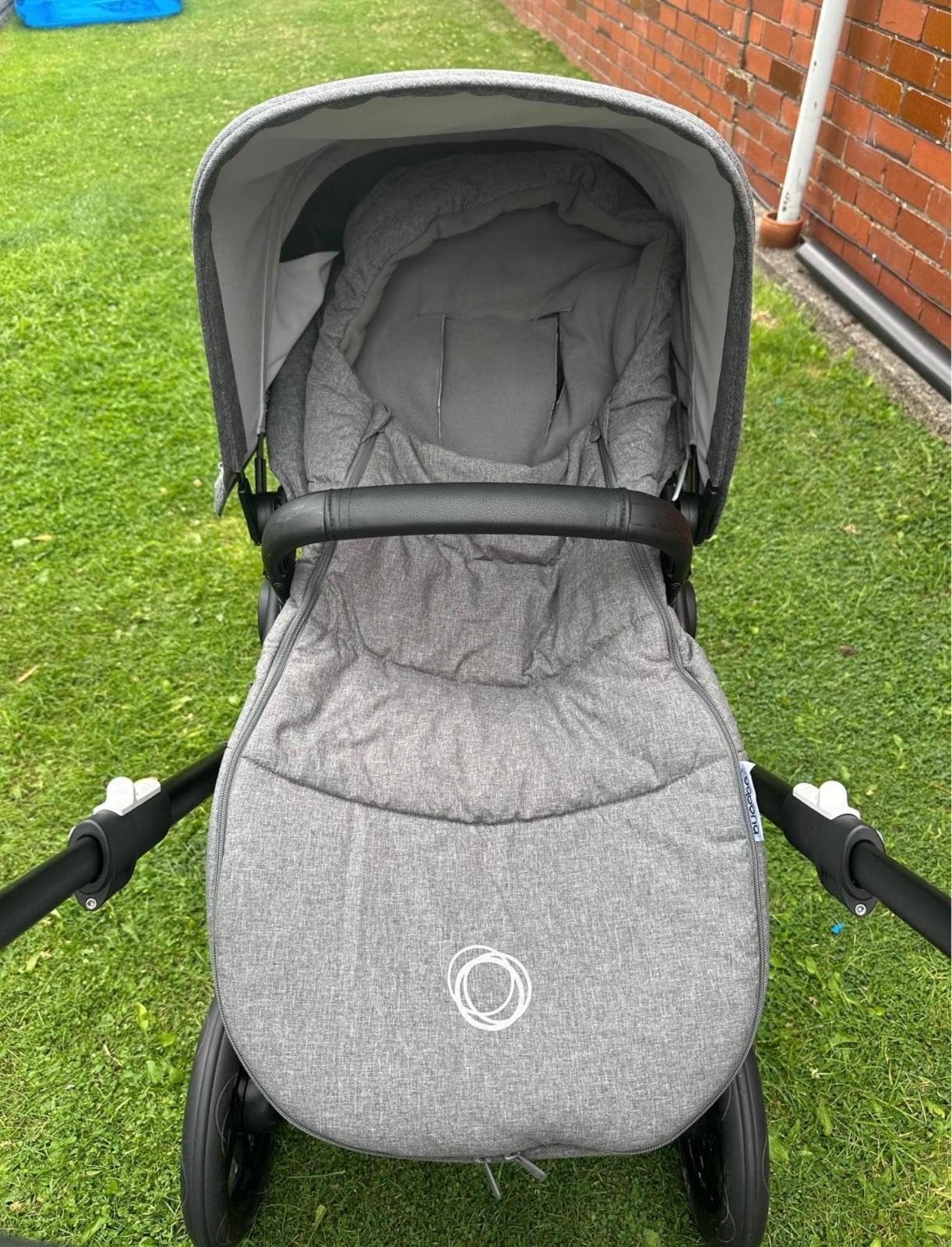 bugaboo fox 3, Grey melange, met accessoires, Ophalen, Bugaboo, Zo goed als nieuw, Combiwagen