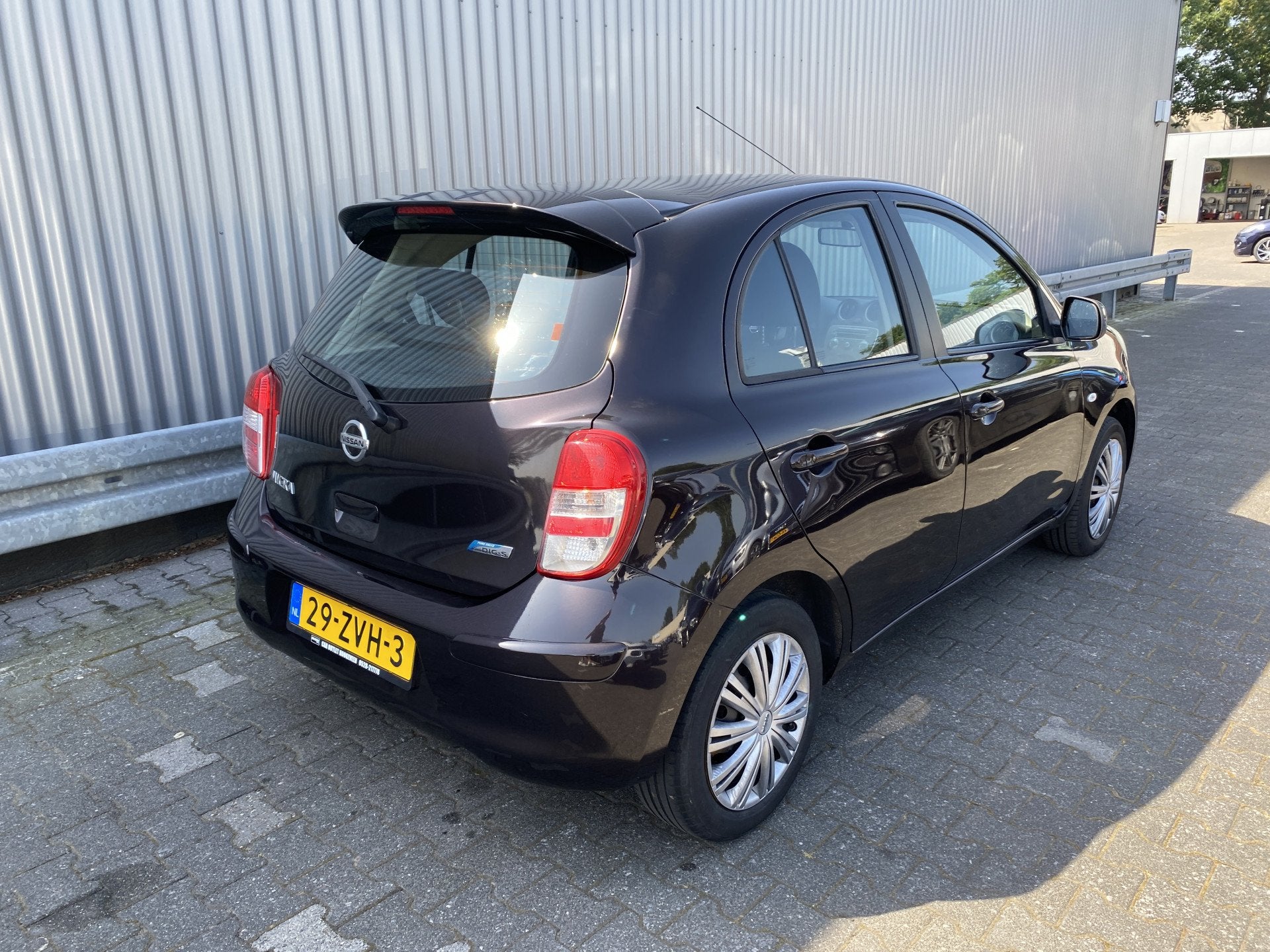 Nissan Micra 1.2 DIG-S Acenta AUTOMAAT, Airconditioning & z., Auto's, Nissan, Euro 5, Stof, Zwart, Overige kleuren