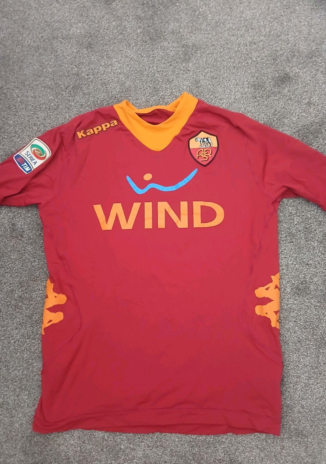 AS Roma De Rossi 16 Thuisshirt - Maat L, Maat L, Ophalen of Verzenden, Gebruikt, Shirt