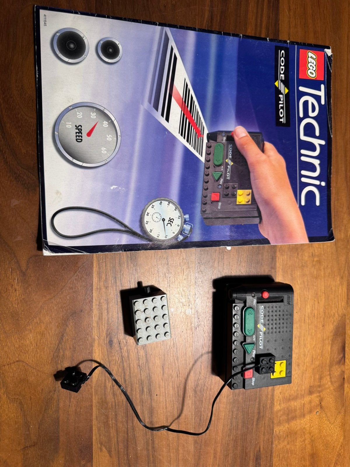 Lego code pilot met boek en motor werkend getest, Ophalen of Verzenden, Zo goed als nieuw