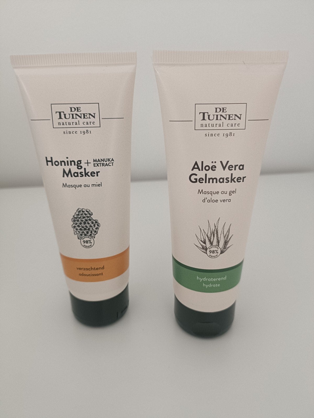 De Tuinen Honing + Manuka en Aloë Vera Gelmasker, Ophalen of Verzenden