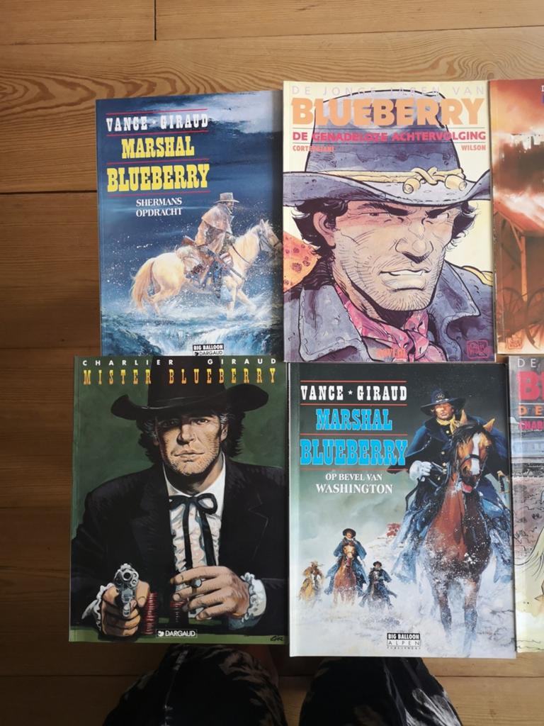 Blueberry stripboeken collectie - 8 delen, Meerdere stripboeken, Ophalen of Verzenden, Zo goed als nieuw