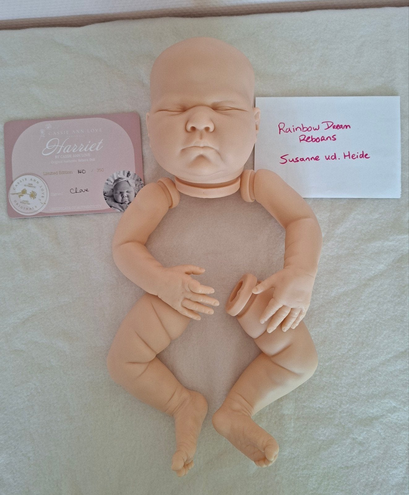 Reborn Kit Harriet, Ophalen of Verzenden, Nieuw, Jongen of Meisje