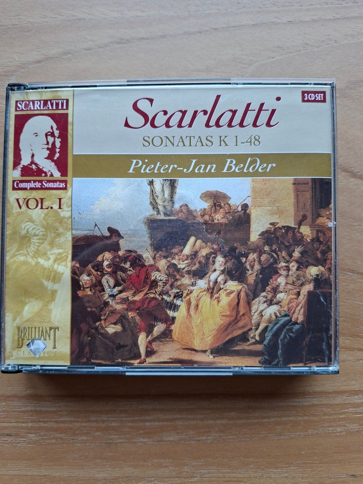 Scarlatti Sonatas K 1-48 Vol. 1 - Pieter-Jan Belder (3CD), Gebruikt, Boxset, Overige componisten, Ophalen of Verzenden