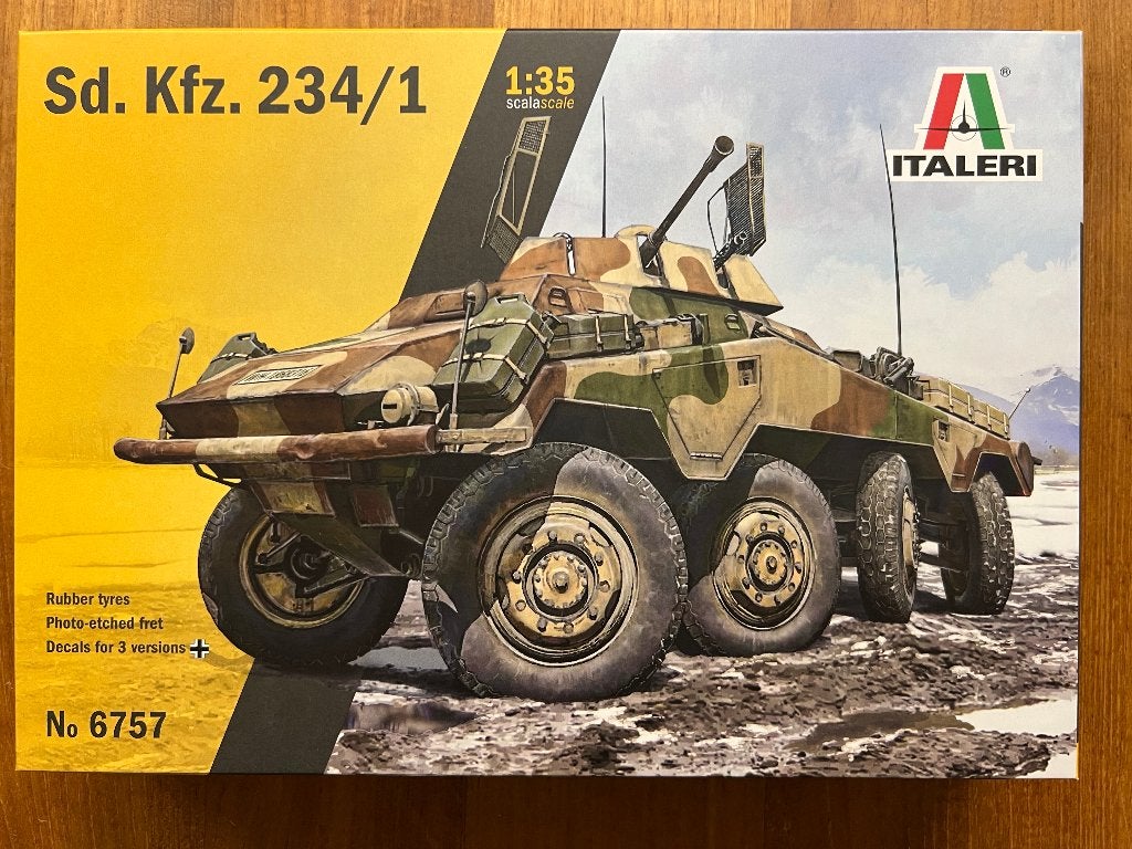 Italeri Sd.Kfz.234/1 1:35 bouwpakket - 6757, Italeri, 1:32 tot 1:50, Overige typen, Nieuw