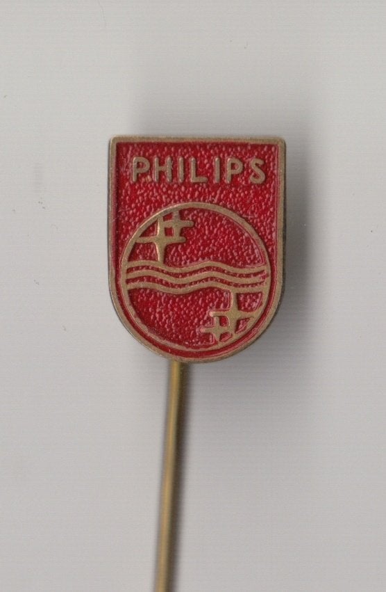 Philips Radio Kopekleurig speldje, Gebruikt, Niet vindbaar, Niet vindbaar, Speldje of Pin