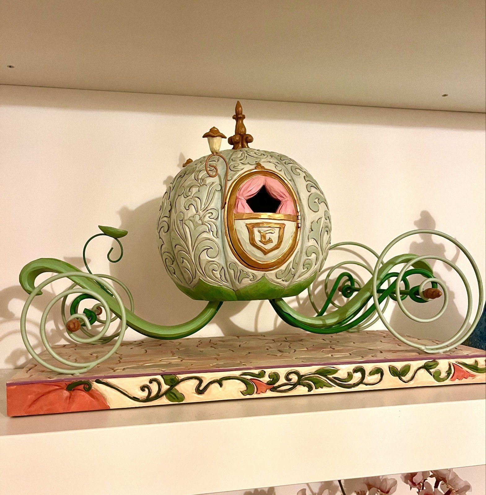 Disney cinderella koets, Ophalen, Overige figuren, Zo goed als nieuw, Beeldje of Figuurtje