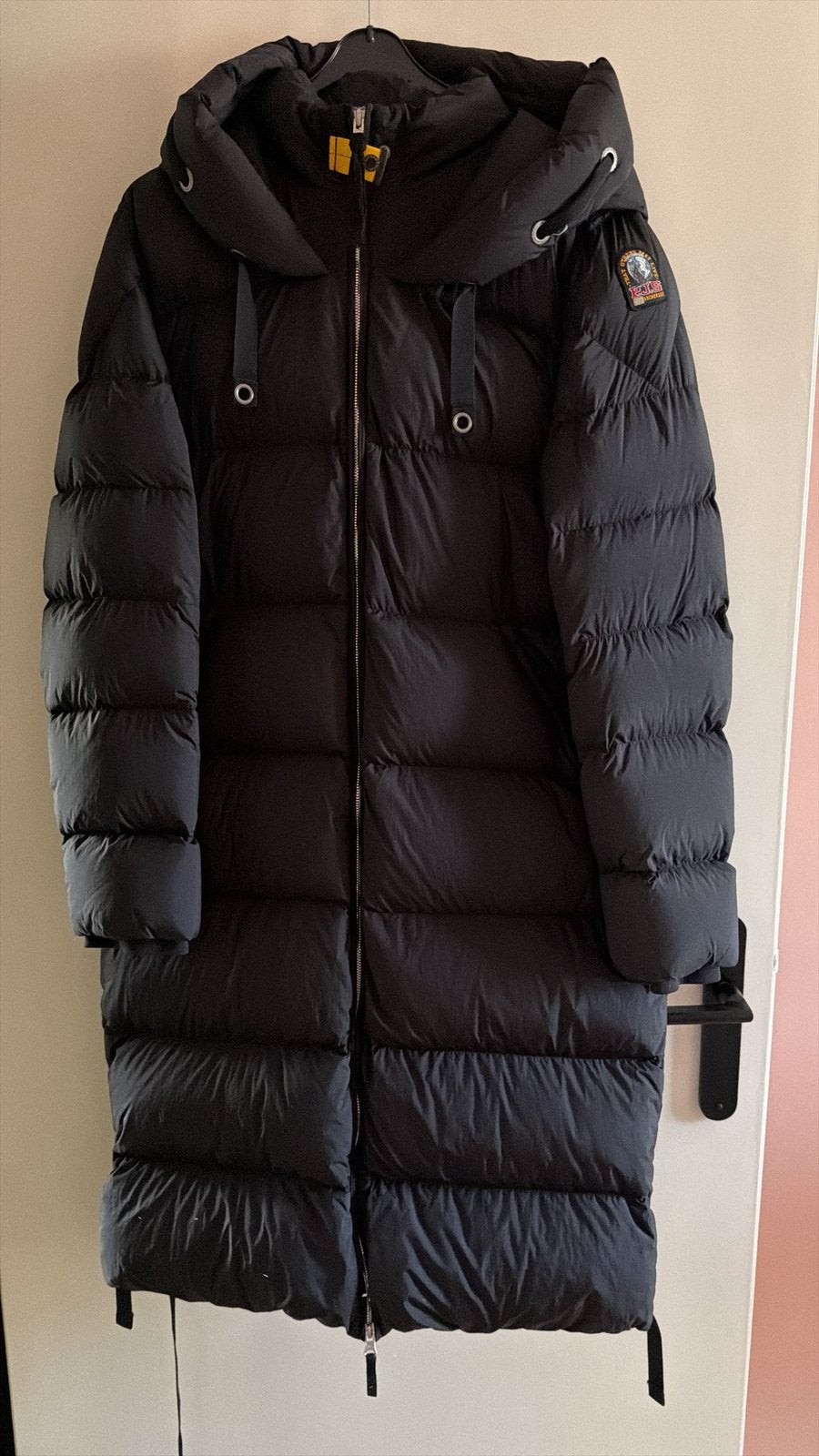 Parajumpers Extra Long donsjas - Maat XL, Ophalen of Verzenden, Zo goed als nieuw, Maat 46/48 (XL) of groter, Zwart