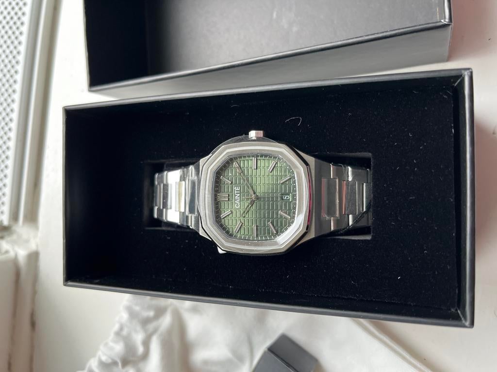Nieuw Cainte horloge - nooit gedragen, Overige merken, Staal, Polshorloge, Nieuw