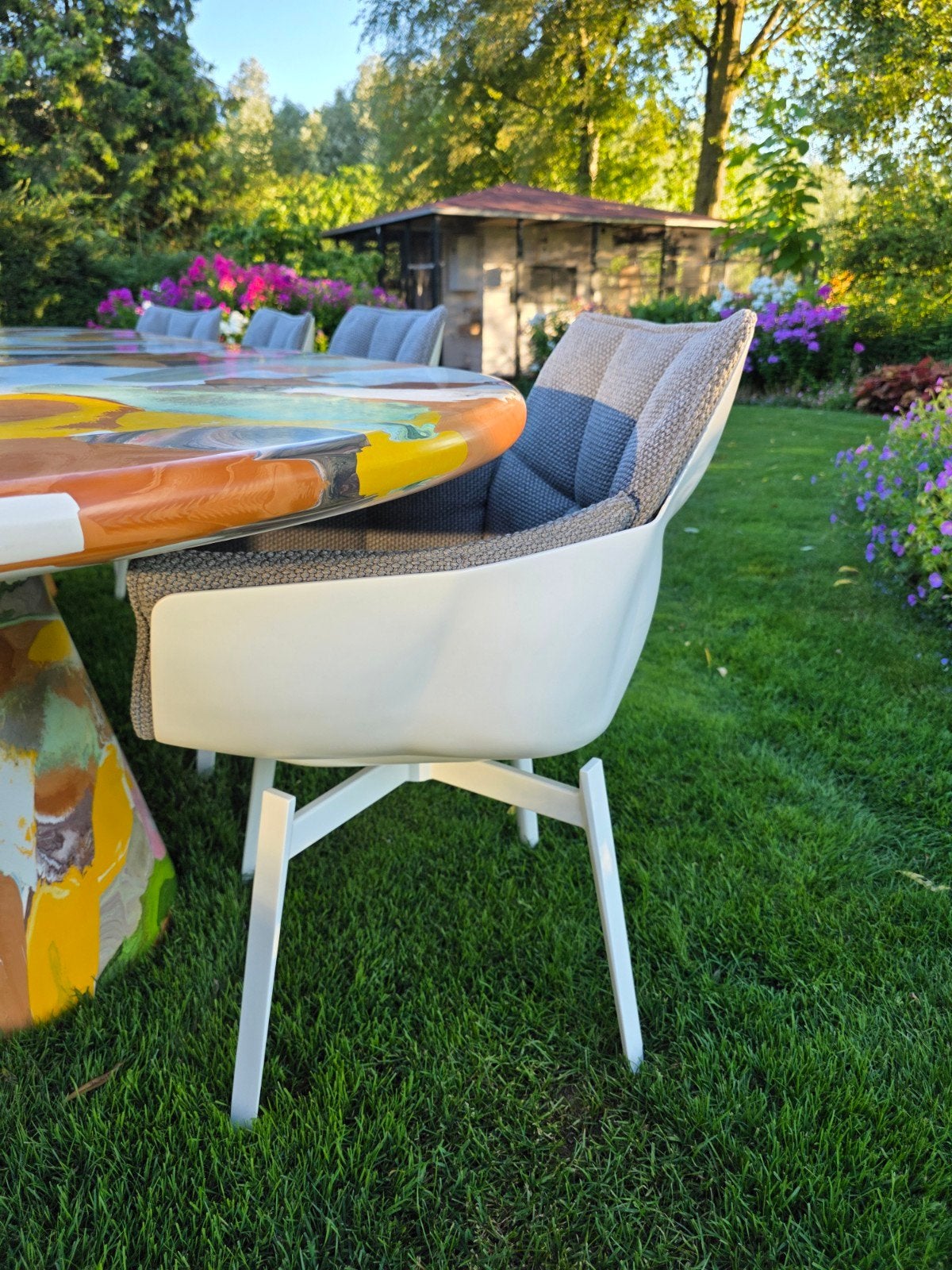 B&B Italia Husk design stoel Outdoor Patricia Urquiola, Ophalen of Verzenden