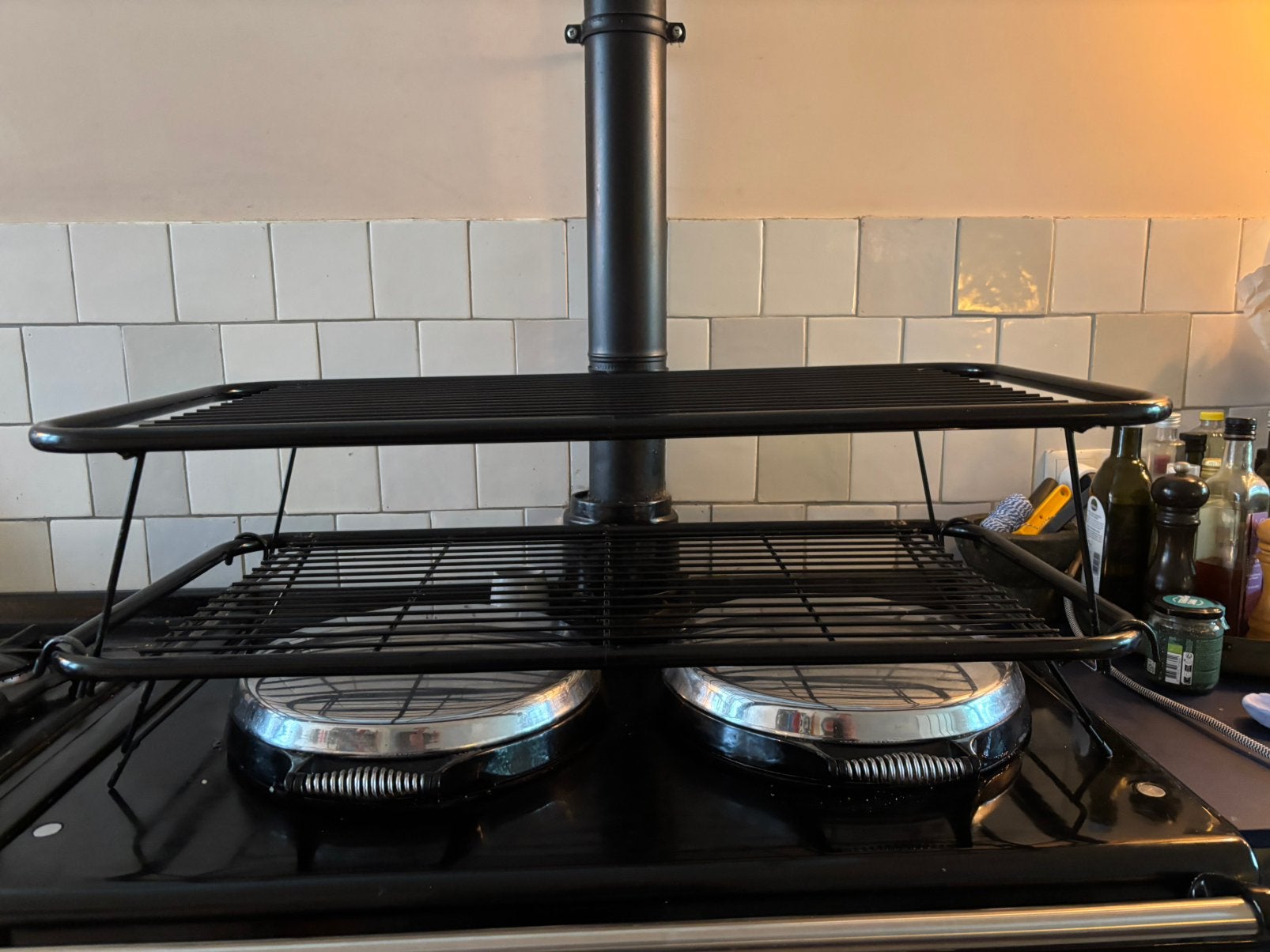 Aga Cooker droogrek, Ophalen, 60 cm of meer, Zo goed als nieuw, Gas