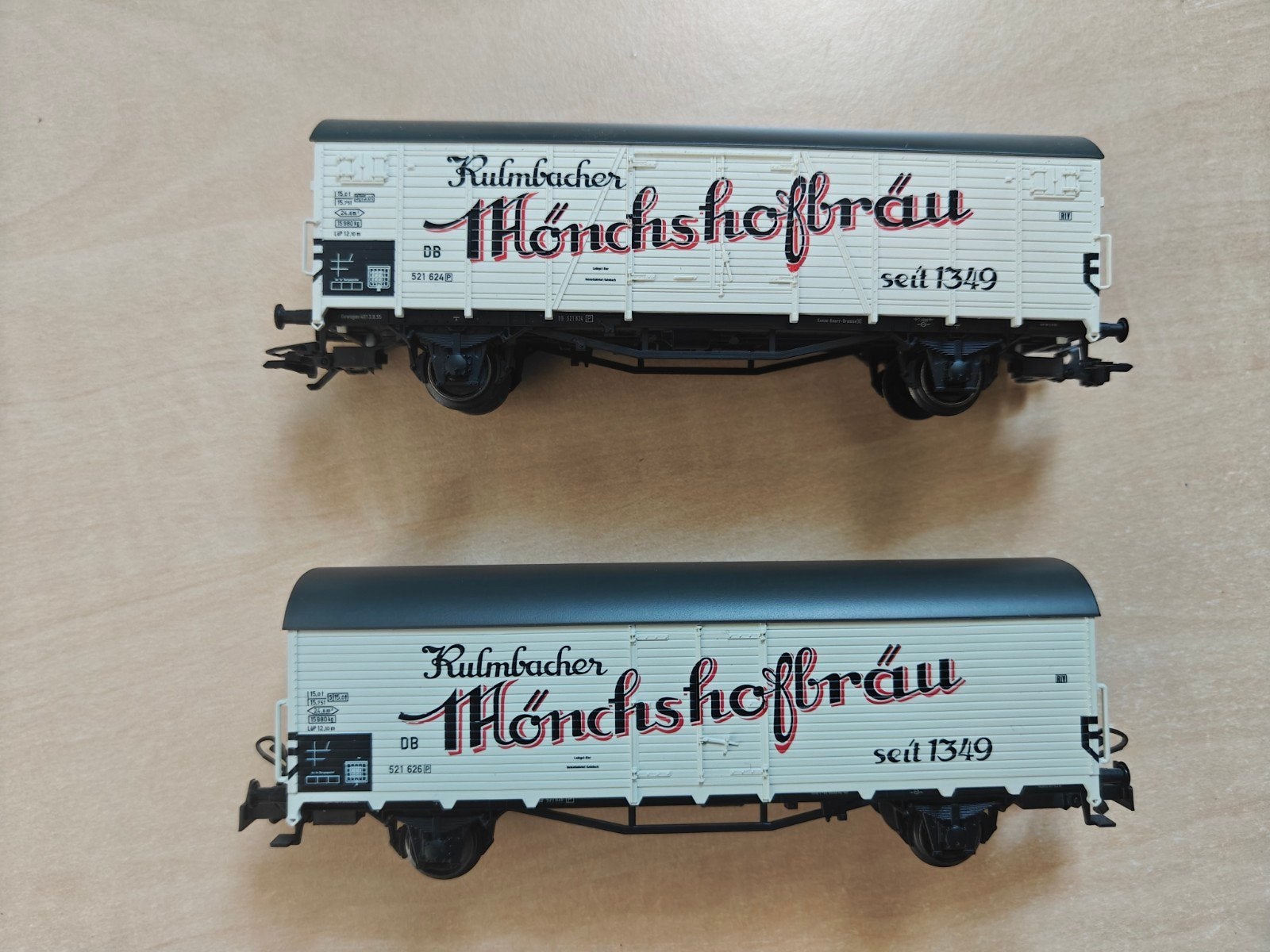 Märklin H0 Koelwagenset Kulmbacher Mönchshofbräu, Ophalen of Verzenden, Wisselstroom, Wagon, Märklin