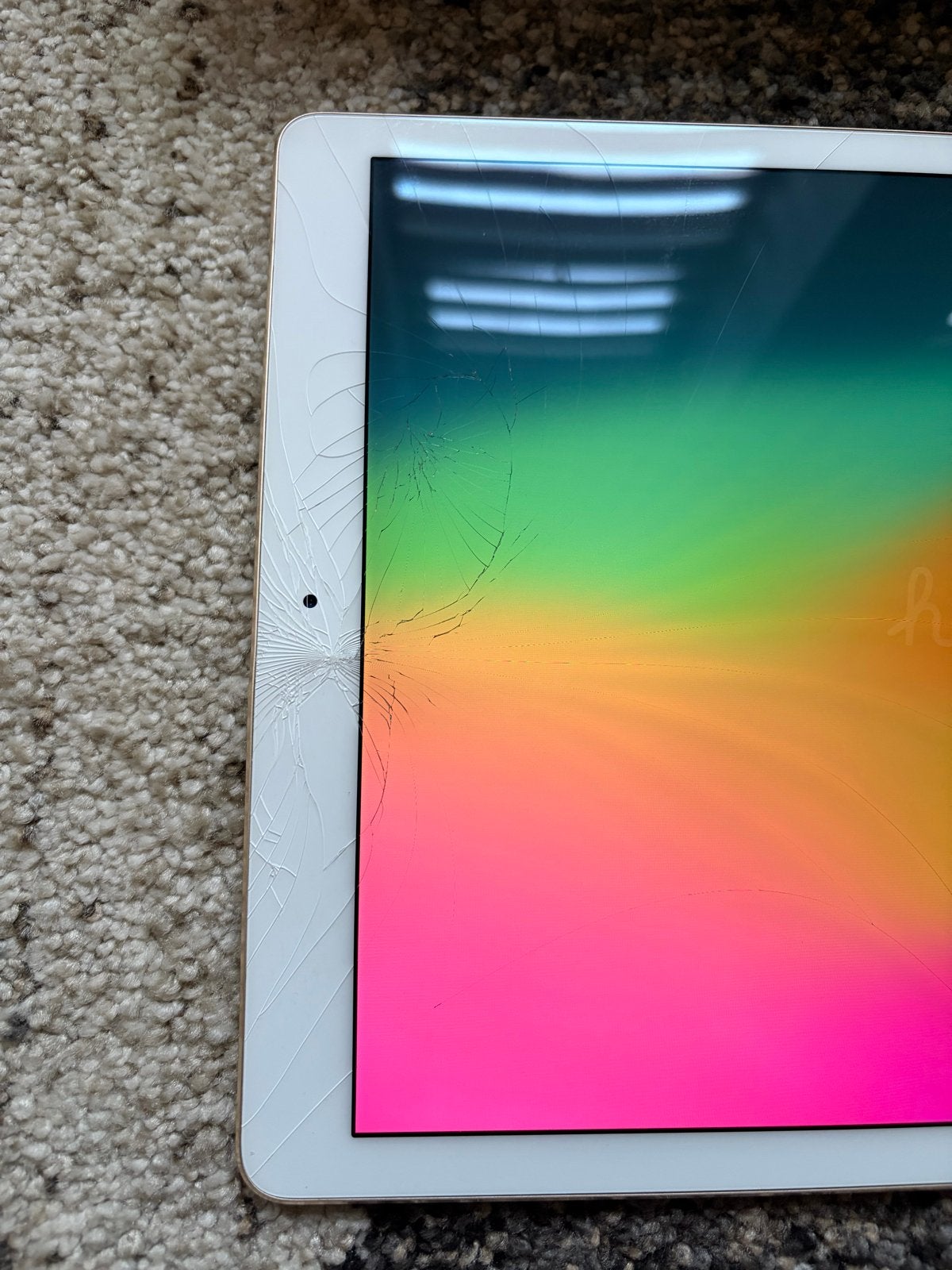 iPad Pro 12,9 inch 64GB met schermschade, Computers en Software, 13 inch of meer, Ophalen of Verzenden, Apple iPad Pro, Niet werkend