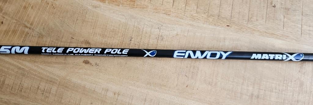 Matrix Envoy Tele Power Pole 5m, Watersport en Boten, Hengelsport | Witvissen, Ophalen, Zo goed als nieuw, Vaste hengel