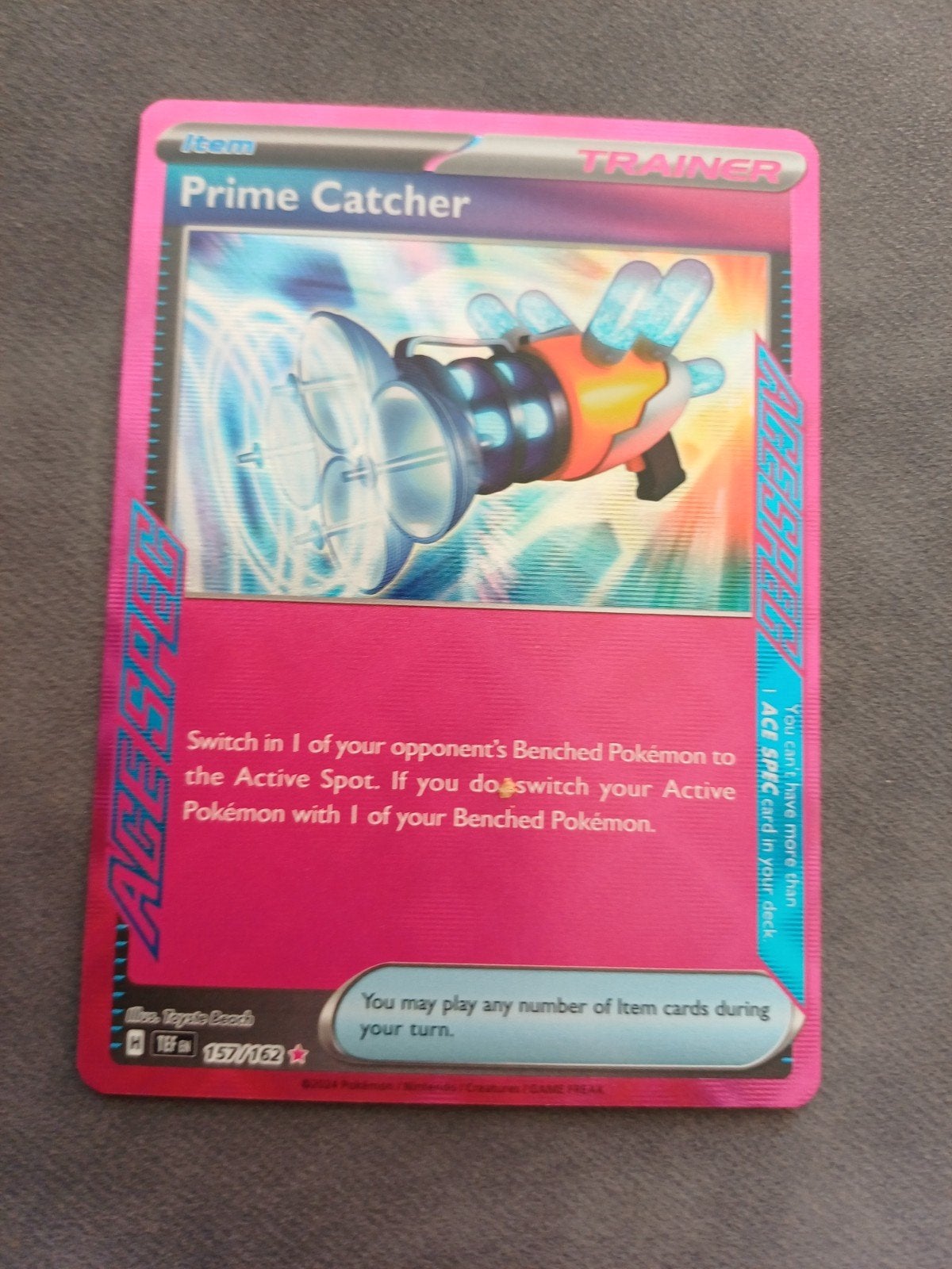 Prime Catcher Pokémon Kaart, Ophalen of Verzenden, Zo goed als nieuw