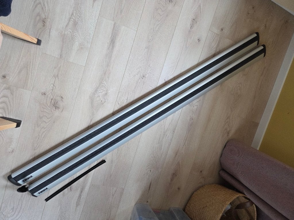 Thule WingBar evo 150 cm draagstang 2 stuks , Ophalen, Zo goed als nieuw