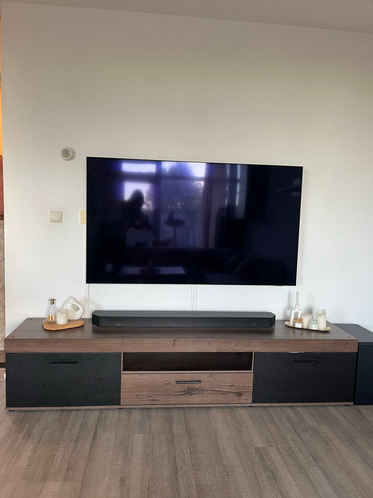 Complete meubel set: tv meubel, wandplank en opbergkasten, Huis en Inrichting, Ophalen