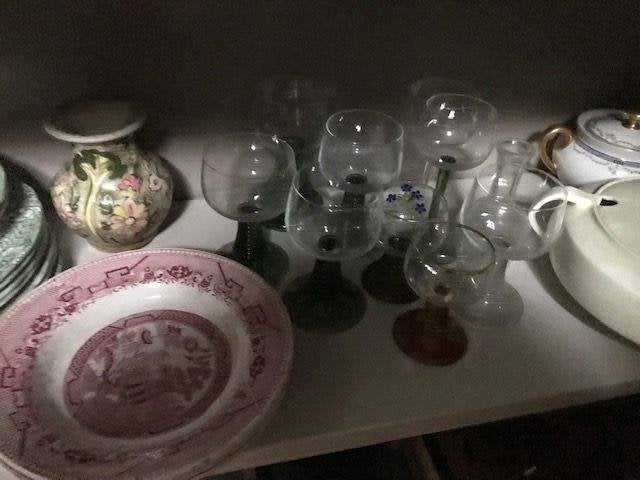 vintage glazen Schott Zwiesel glas wijn, Antiek en Kunst, Ophalen of Verzenden