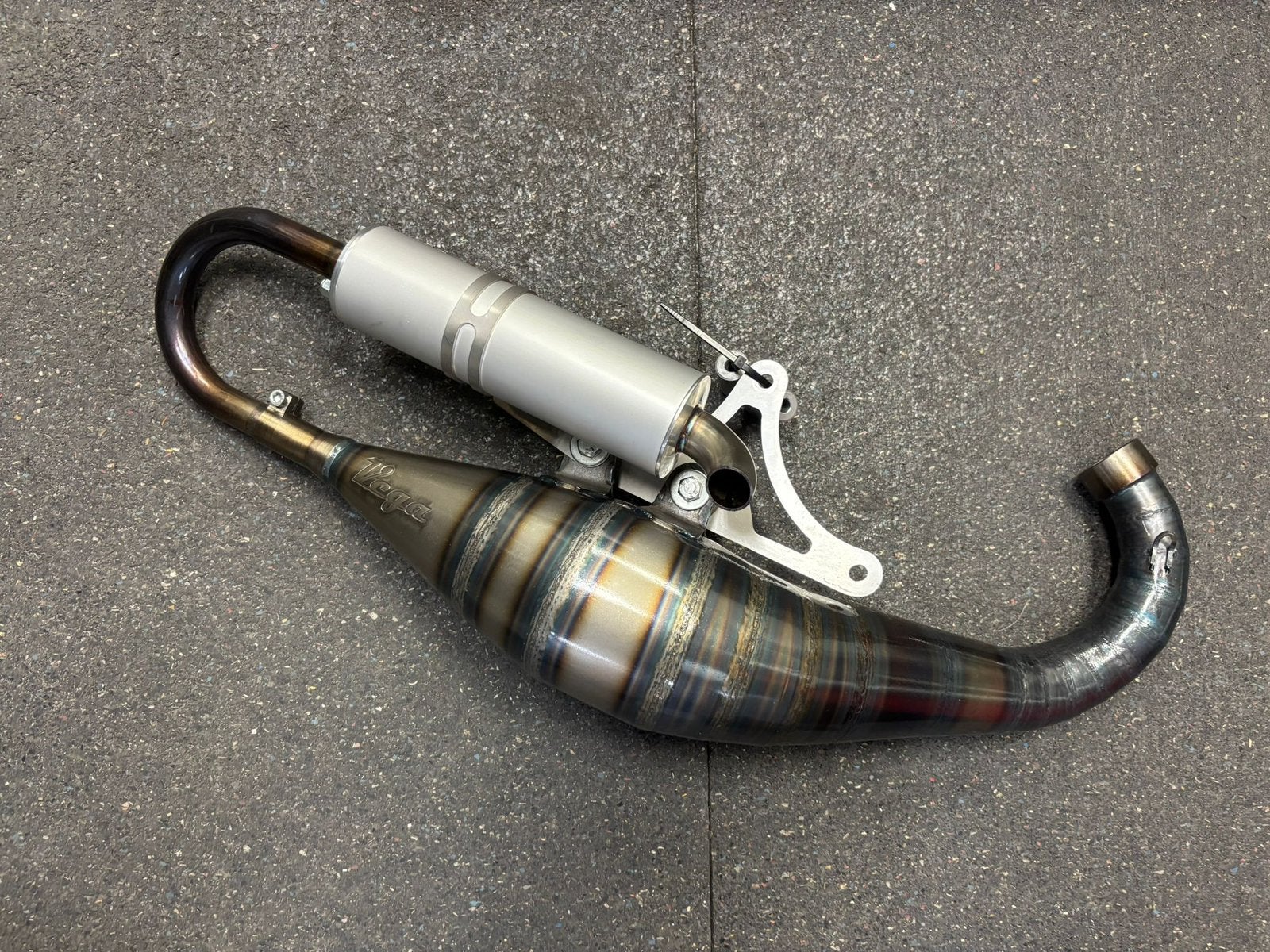Vega Racing uitlaat Piaggio testa rossa 94cc OP=OP, Klaaswaal, Piaggio, Verkoop@ddltuning.nl, Verzenden