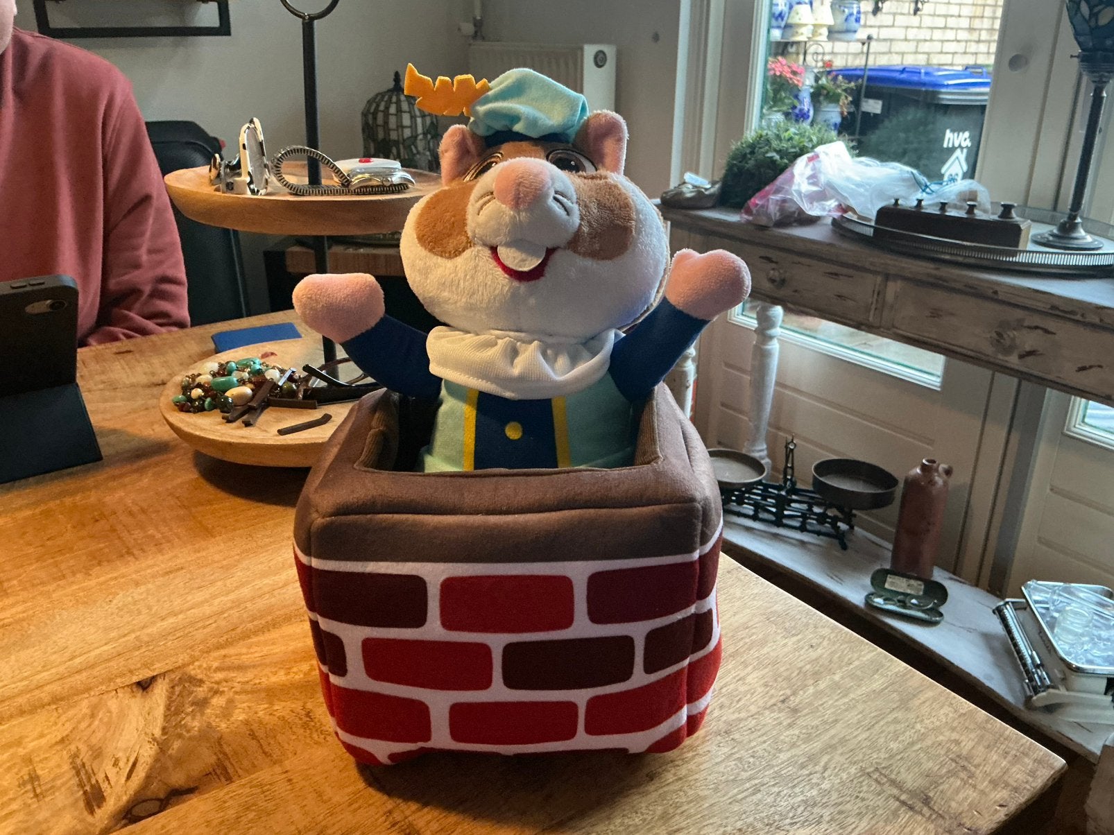 AH hamster piet in schoorsteen, Ophalen of Verzenden, Zo goed als nieuw
