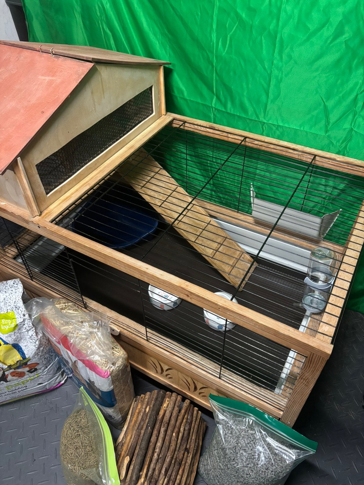 Leuke kooi voor konijnen of cavia’s met startpakket, Ophalen, Cavia, 90 cm of meer, Hok